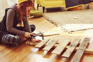 特別なことはナシ♡誰でもできる失敗しないテレビ台の作り方